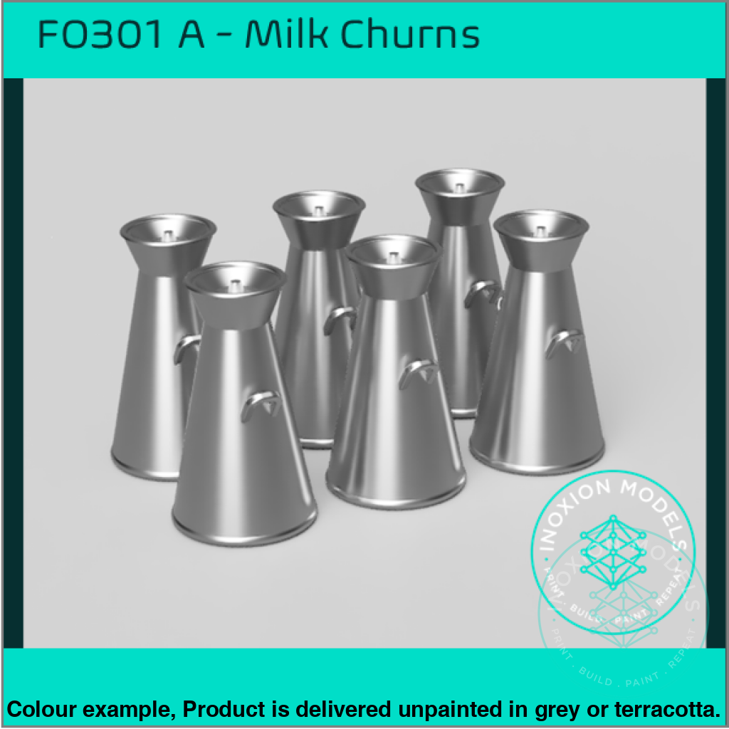 FO301A – 17 Gallon Milk Churns OO/HO Scale