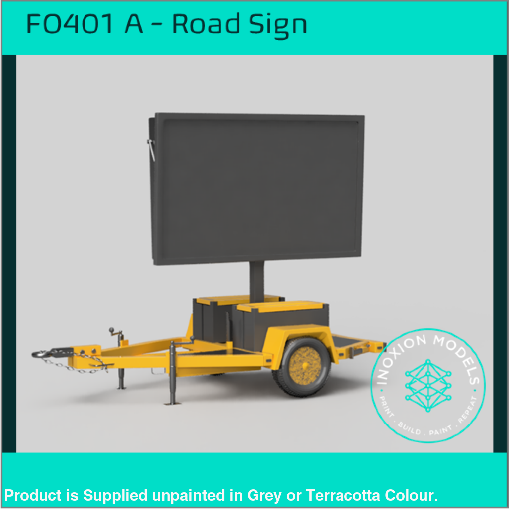 FO401 A – Road Sign OO/HO Scale