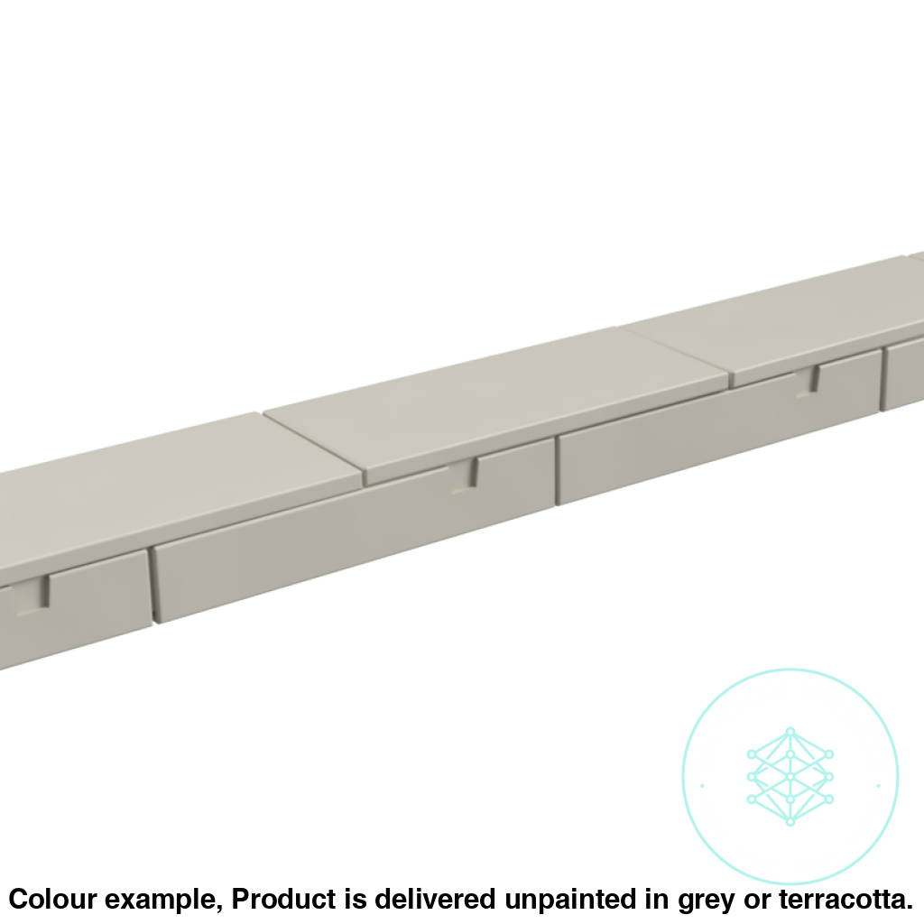 FO607B – Wide Concrete Cable Channels OO/HO Scale