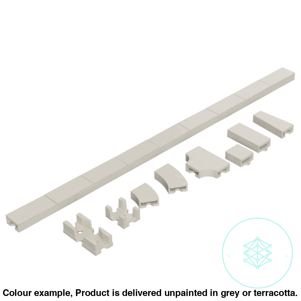 FO607B – Wide Concrete Cable Channels OO/HO Scale