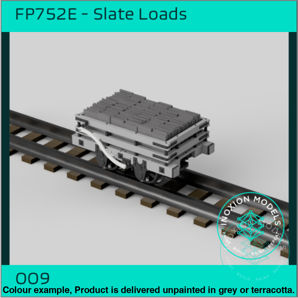 FP752E – Ffestiniog/Talyllyn Slate Wagon Loads OO9 Gauge