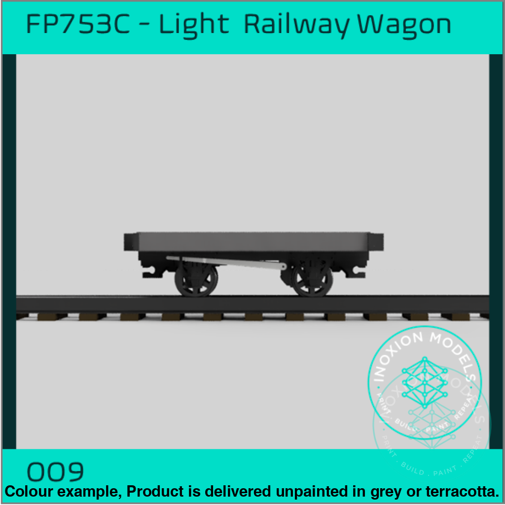 FP753C – Light Railway Wagon OO9 Gauge