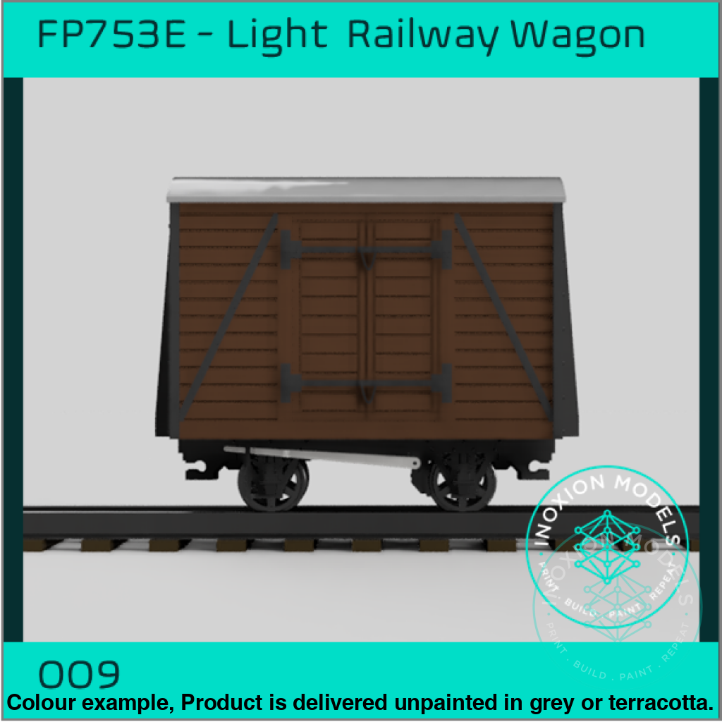 FP753E – Light Railway Wagon OO9 Gauge