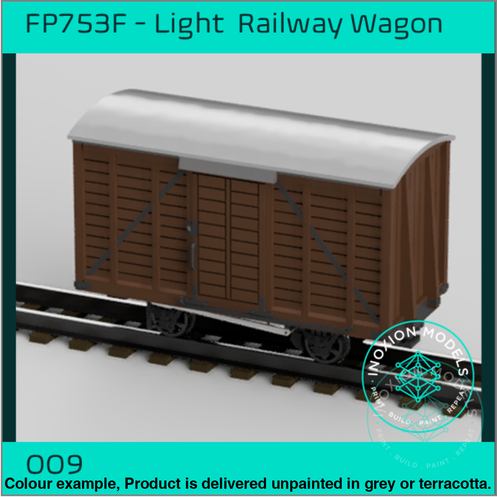 FP753F – Light Railway Wagon OO9 Gauge