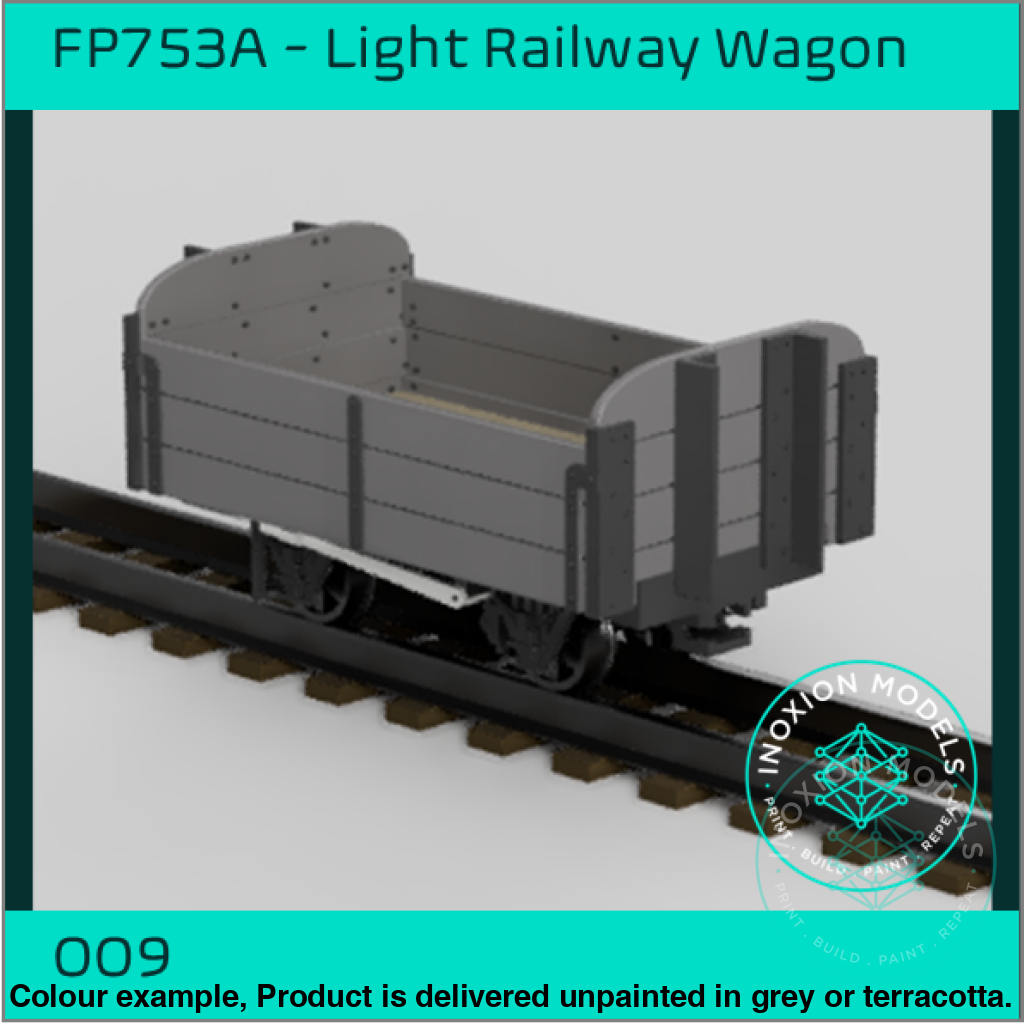 FPC753A – 4x Light Railway Wagon Pack OO9 Gauge