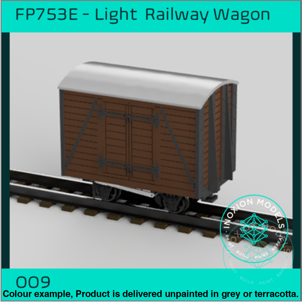 FPC753E – 4x Light Railway Wagon Pack OO9 Gauge