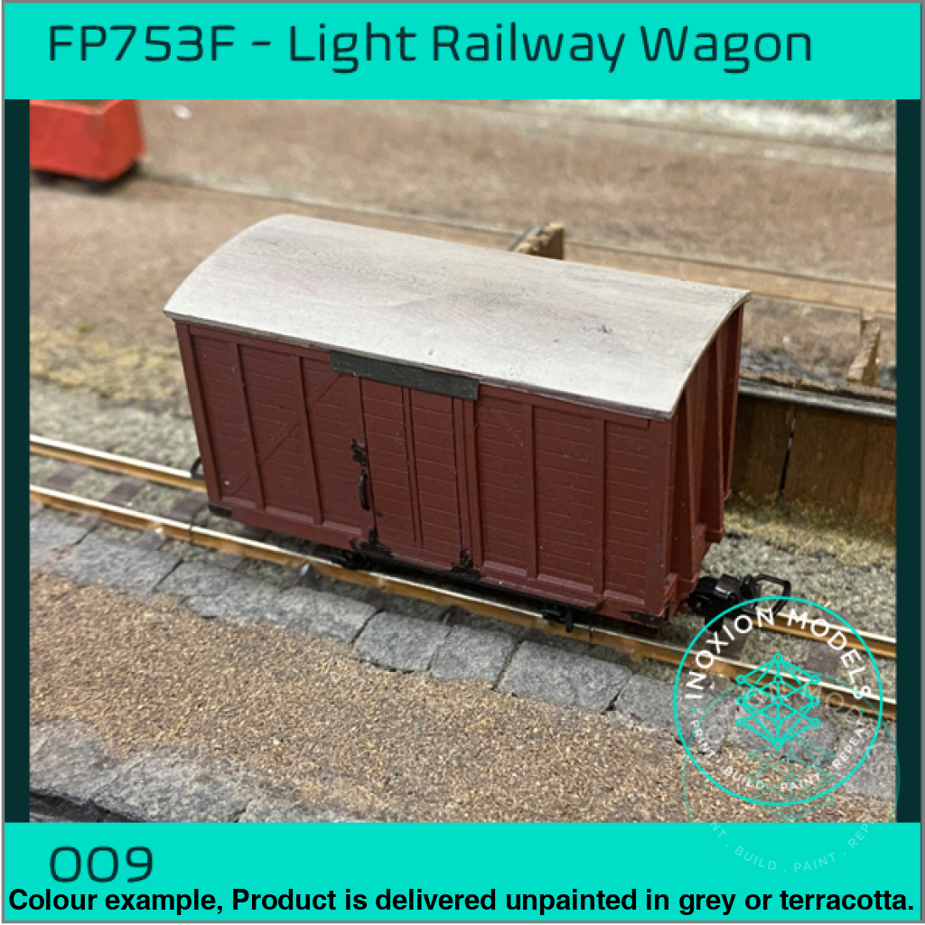 FPC753F – 4x Light Railway Wagon Pack OO9 Gauge