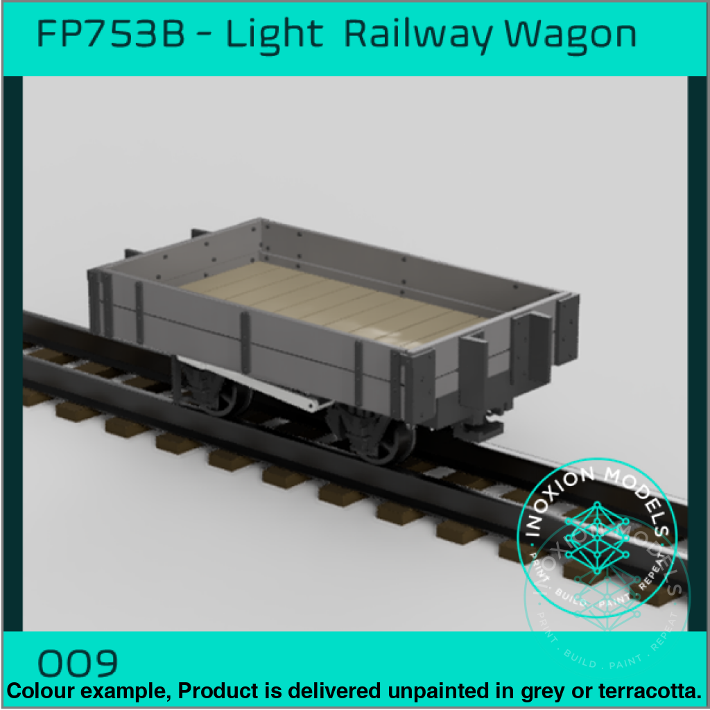 FPC753G – 6x Light Railway Wagon Pack OO9 Gauge