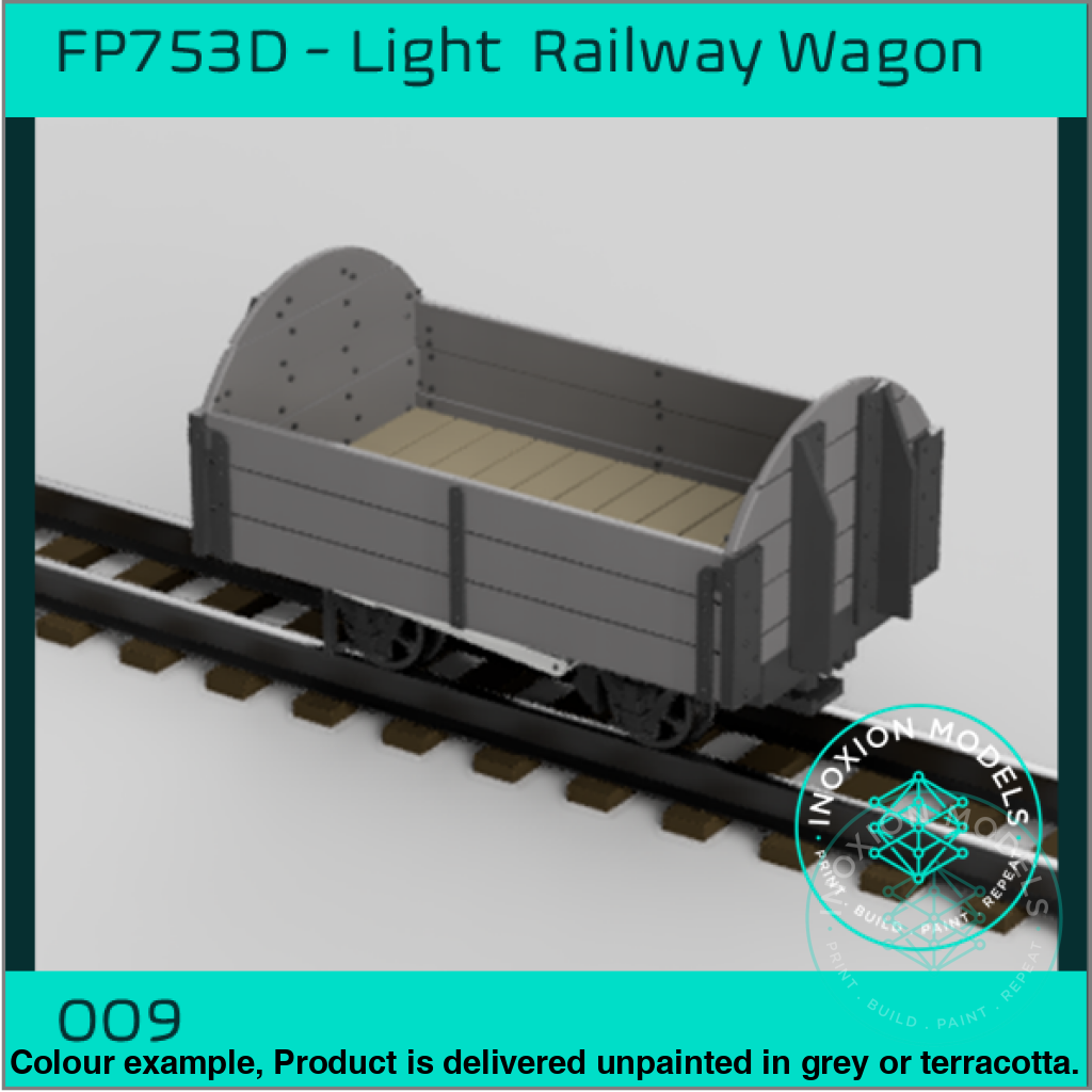 FPC753G – 6x Light Railway Wagon Pack OO9 Gauge