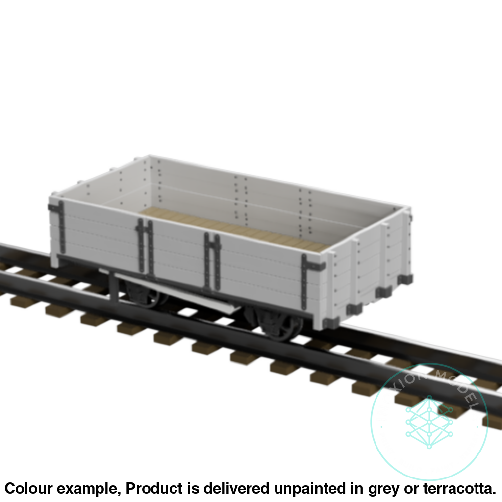 FPC755B – 4x C&MLR 5 ton Open Wagon OO9 Gauge