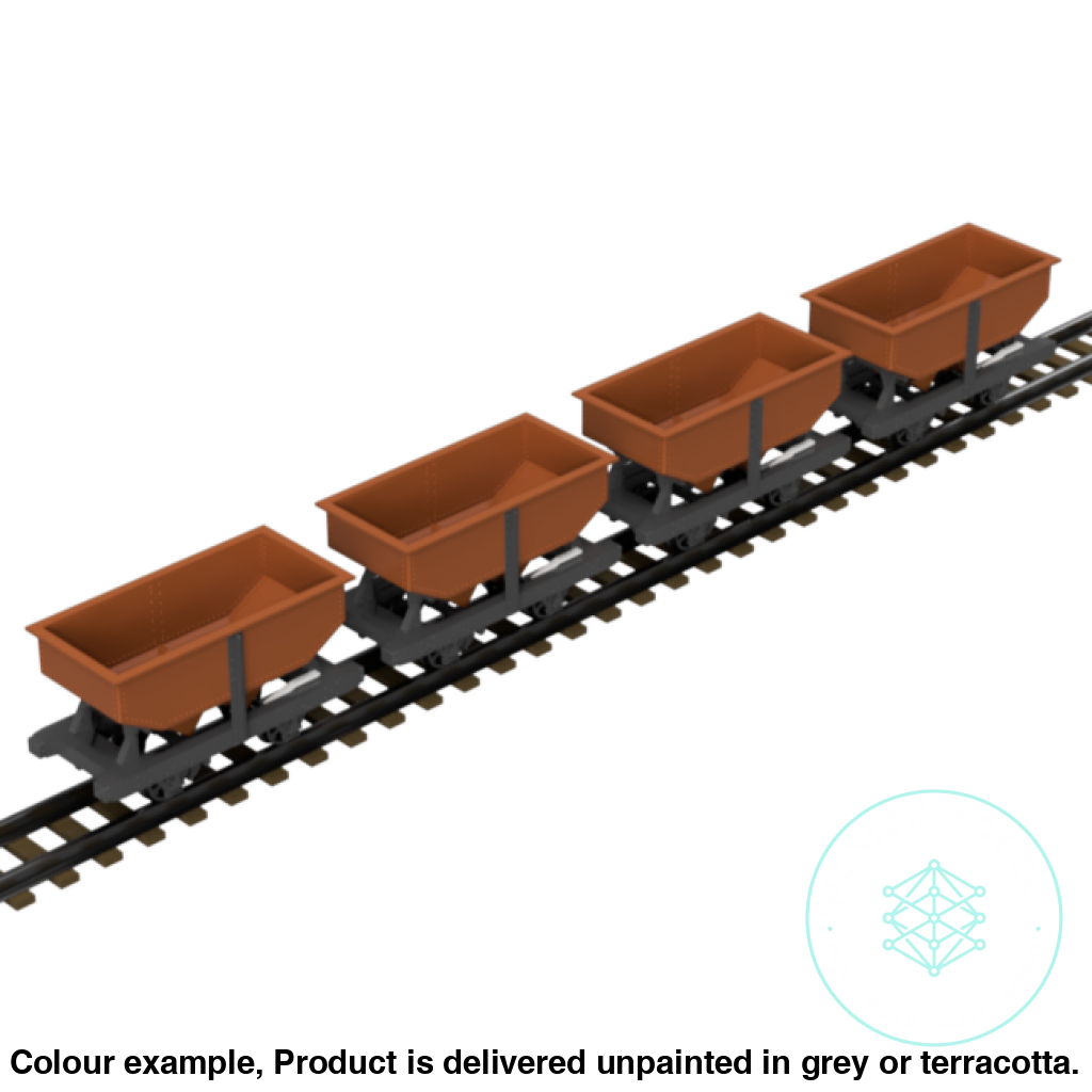 FPC755C – 4x C&MLR 3.5 ton Hopper Wagon OO9 Gauge