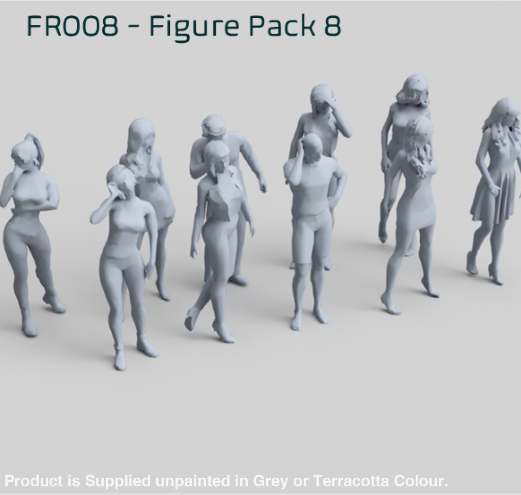 FR008 Standing Figure Pack 8