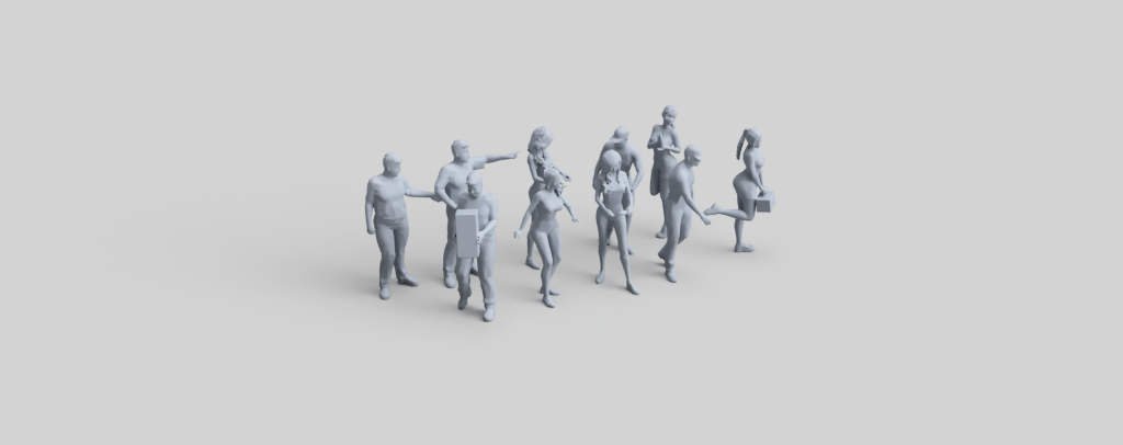FR012 Standing Figure Pack 12