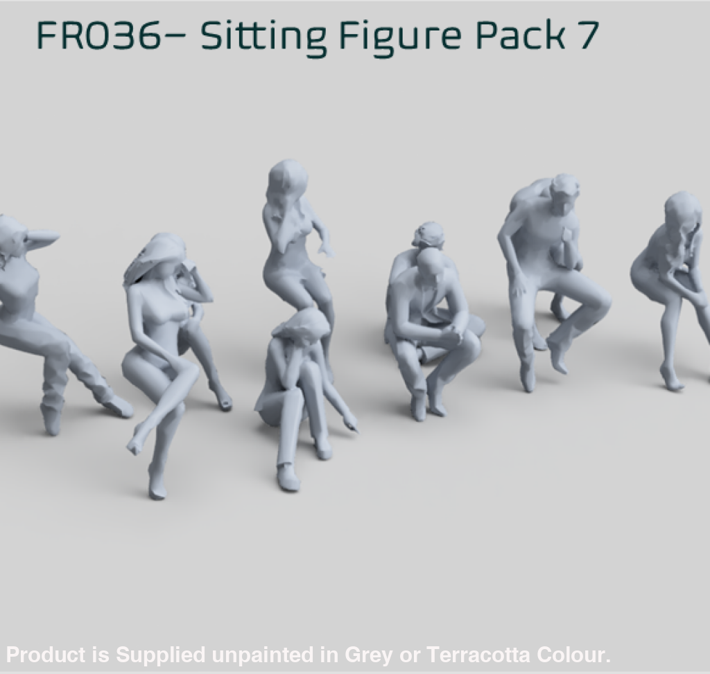 FR036 Sitting Figure Pack 7