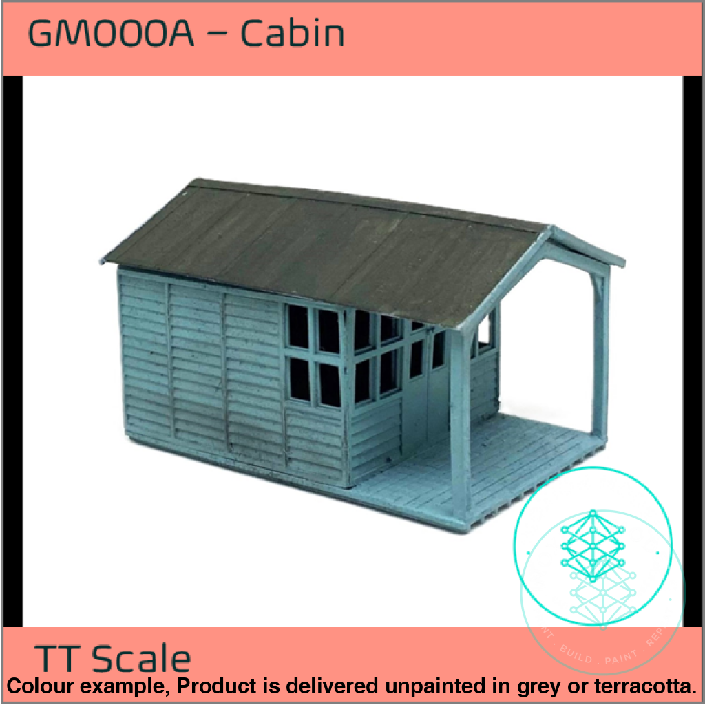 GM000A – Cabin/Garden Shed TT120/3mm Scale