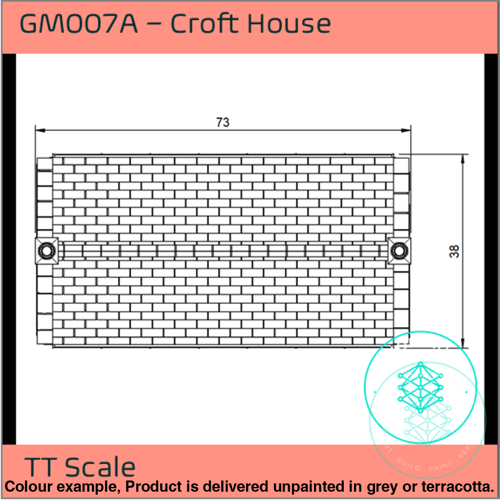 GM007A – Croft House TT120/3mm Scale