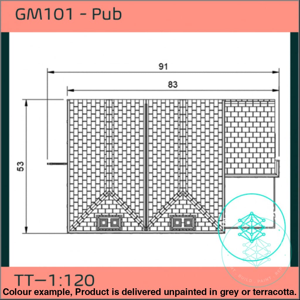 GM101 – Pub/Hotel TT120/3m Scale