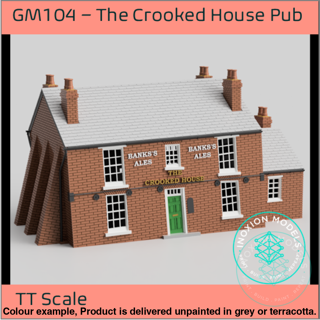 GM104 – The Crooked House Pub TT120/3mm Scale