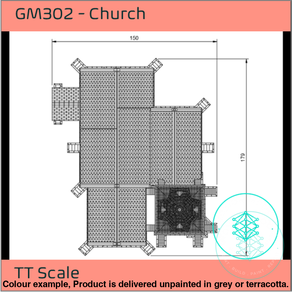 GM302 – Church TT120/3mm Scale