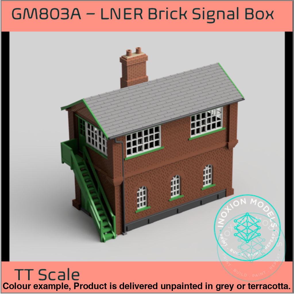 GM803A – LNER Brick Signal Box TT120/3mm Scale