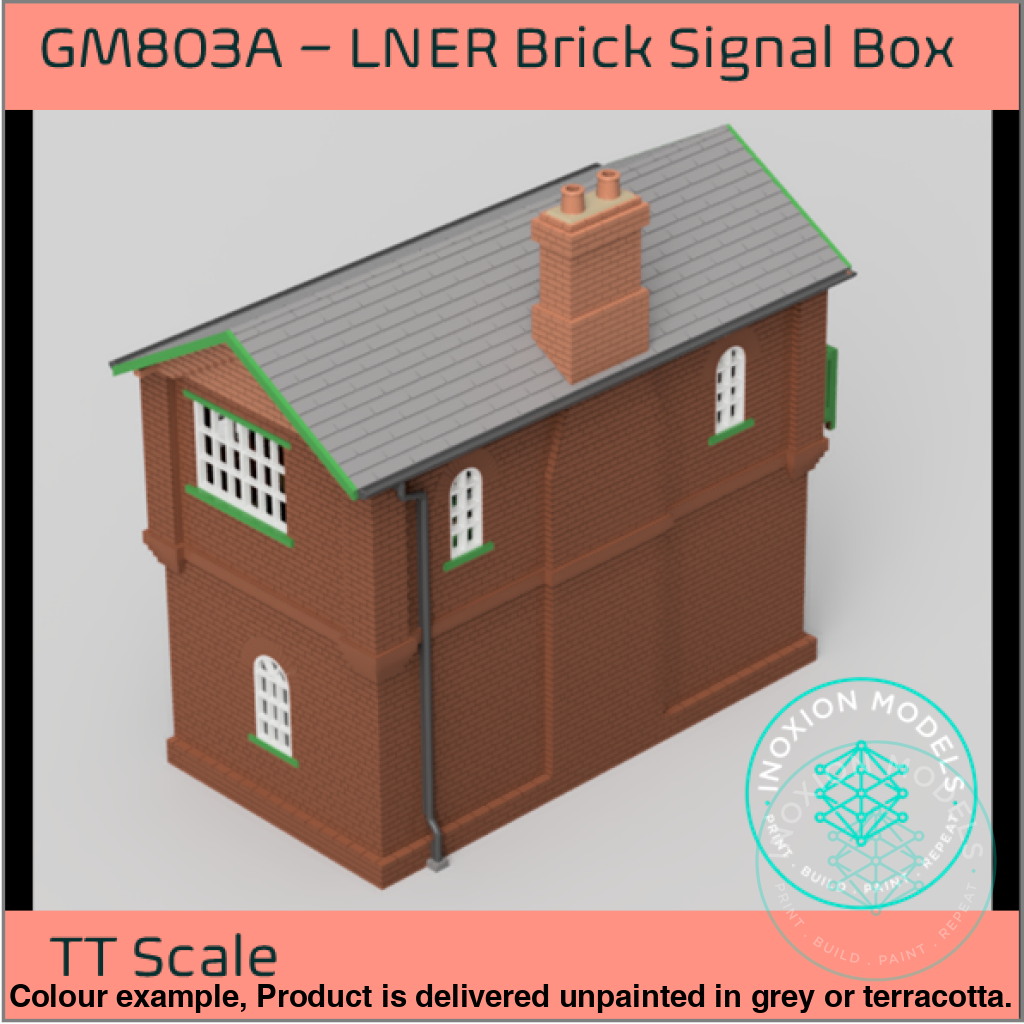 GM803A – LNER Brick Signal Box TT120/3mm Scale