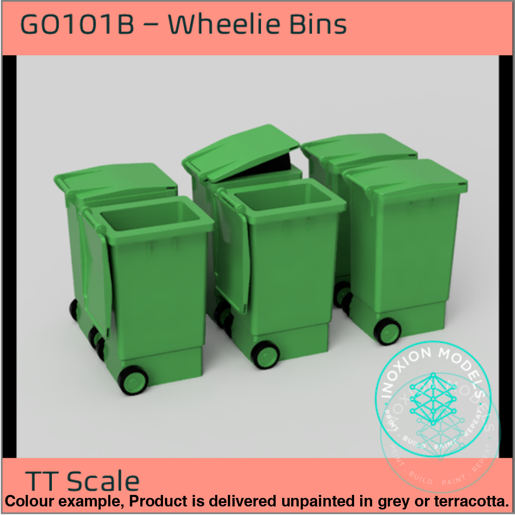 GO101 A – Wheelie Bins TT120/3mm Scale