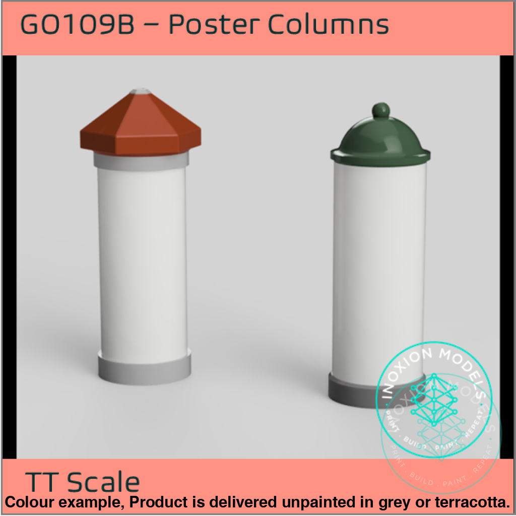 GO109B – Poster Columns TT120/3mm Scale