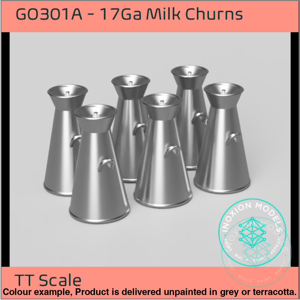 GO301A – 17 Gallon Milk Churns TT120/3mm Scale