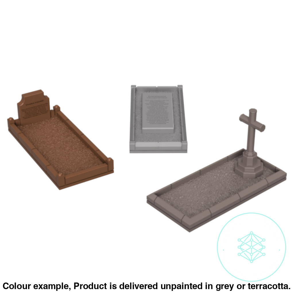 GO307E – Grave Plots TT120/3mm Scale