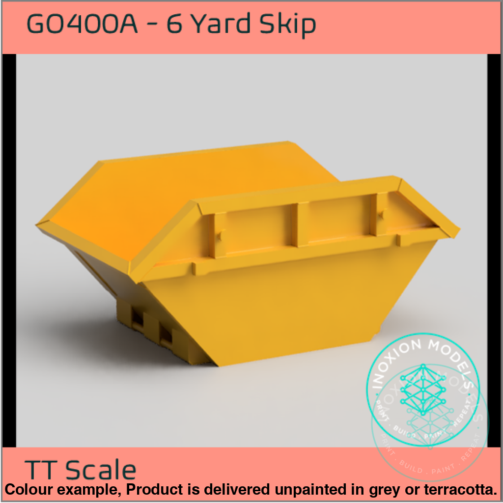 GO400A – 6 Yard Skip TT120/3mm Scale