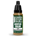 Green Stuff World Acrylic Color Paint - ENGLISH FIELD BROWN 17ml