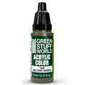 Green Stuff World Acrylic Color Paint - MILITARY GREEN 17ml