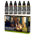 Green Stuff World Metallic Paints Set - Metal Color Golden Tones