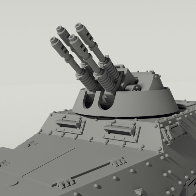 Grim Anti-Aircraft Turret Upgrade (for Panzer IV and 251)