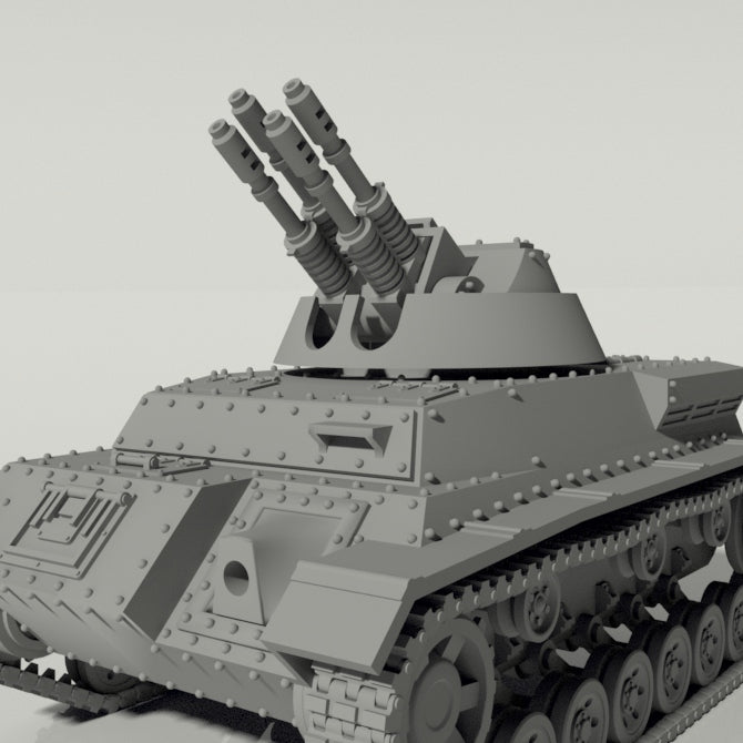 Grim Anti-Aircraft Turret Upgrade (for Panzer IV and 251)