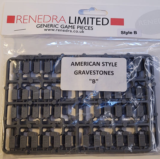 Renedra 1:56 (28mm) American gravestones B