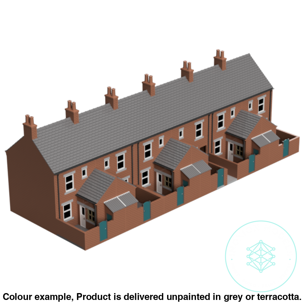 HC004A – 6x Terrace House Pack N Scale