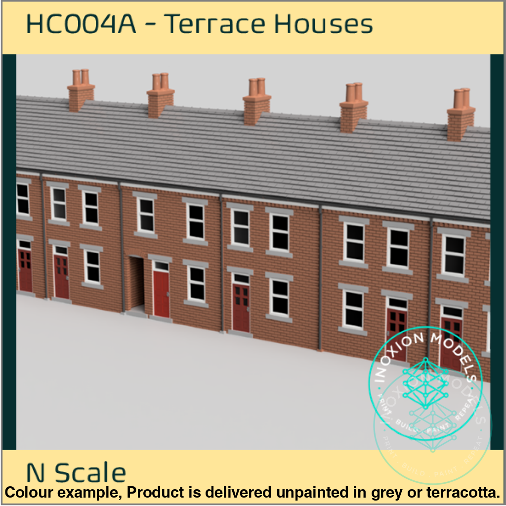HC004A – 6x Terrace House Pack N Scale