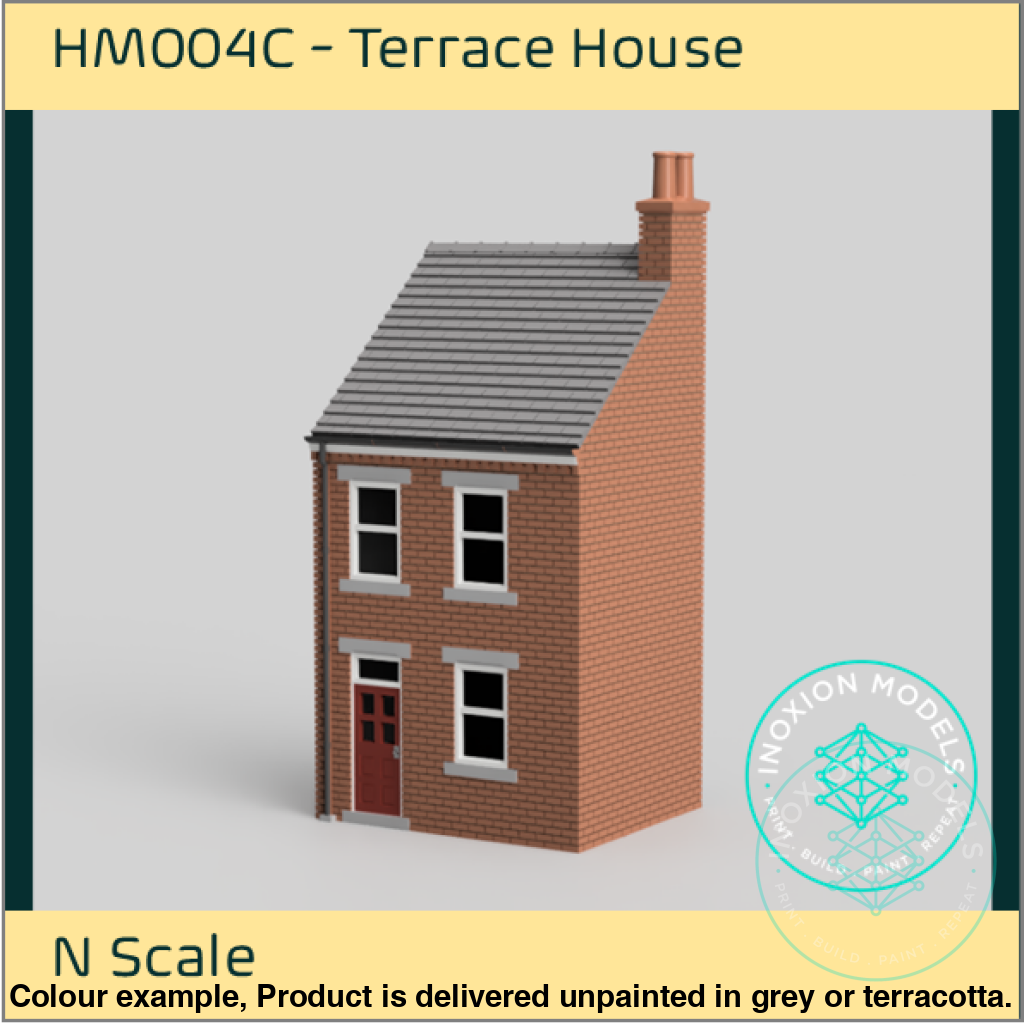 HM004C – Low Relief Terrace House N Scale