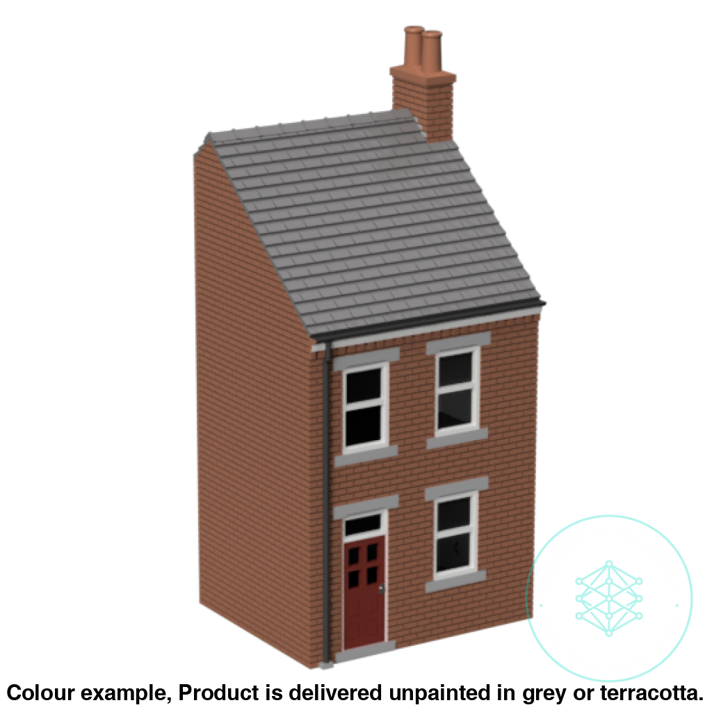 HM004C – Low Relief Terrace House N Scale