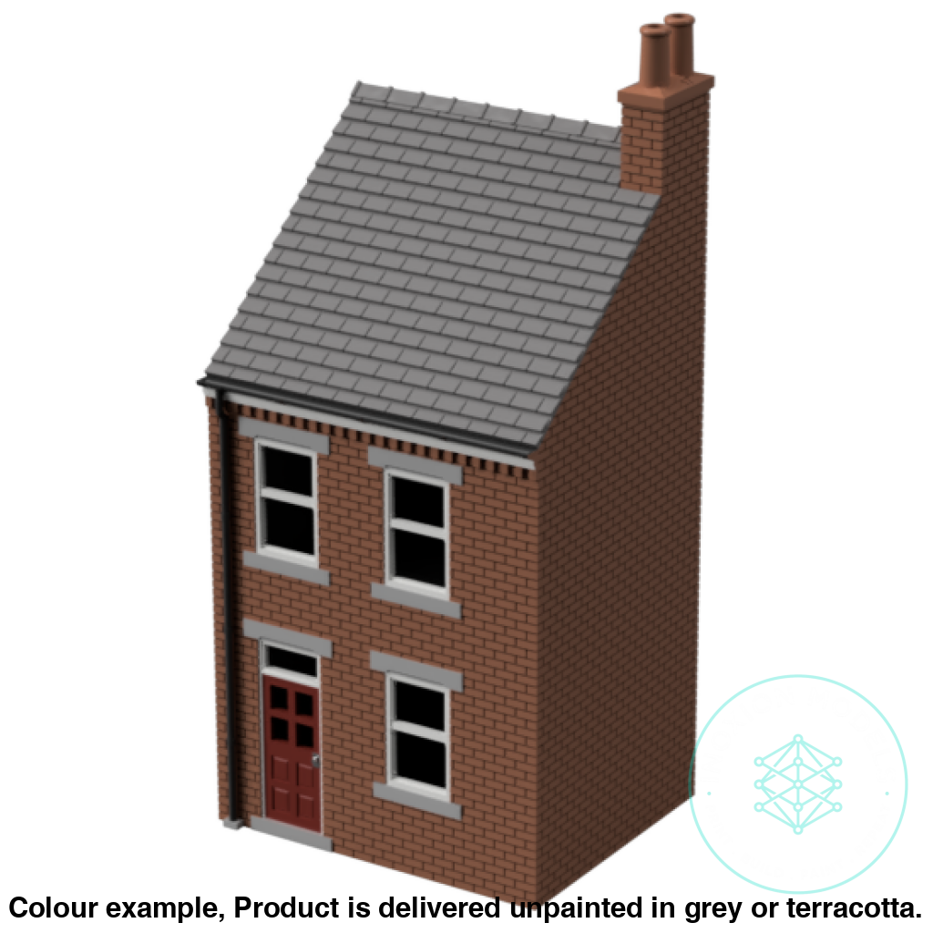 HM004C – Low Relief Terrace House N Scale