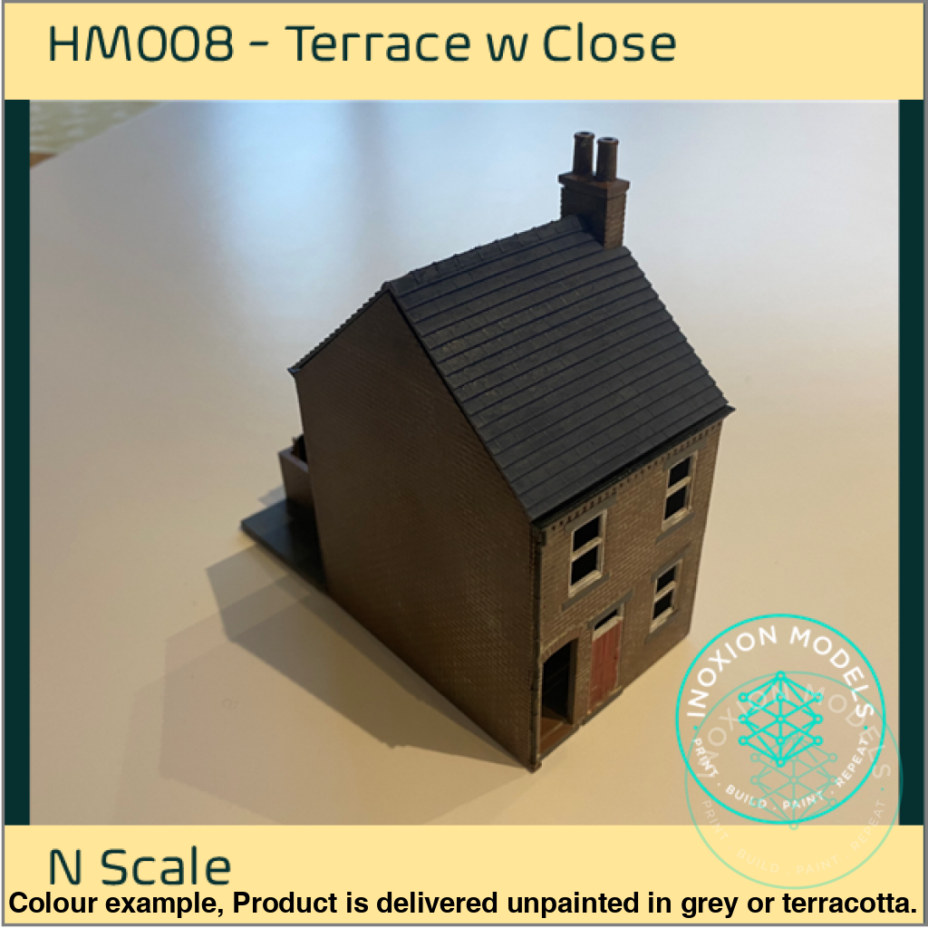 HM008A  – Terraced House w Close N Scale