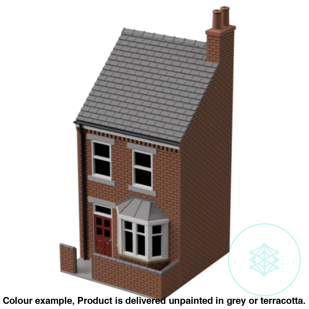 HM010C – Low Relief Terrace House N Scale
