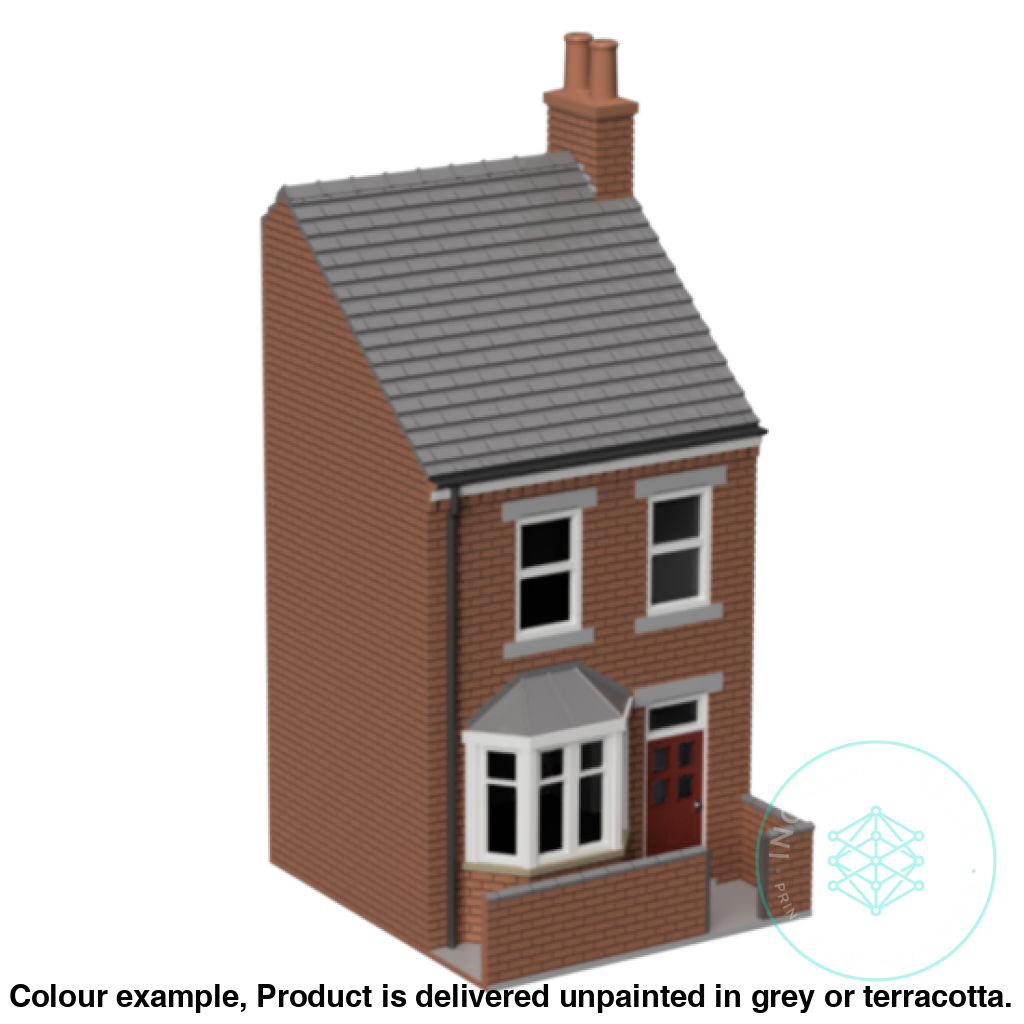 HM010D – Low Relief Terrace House N Scale