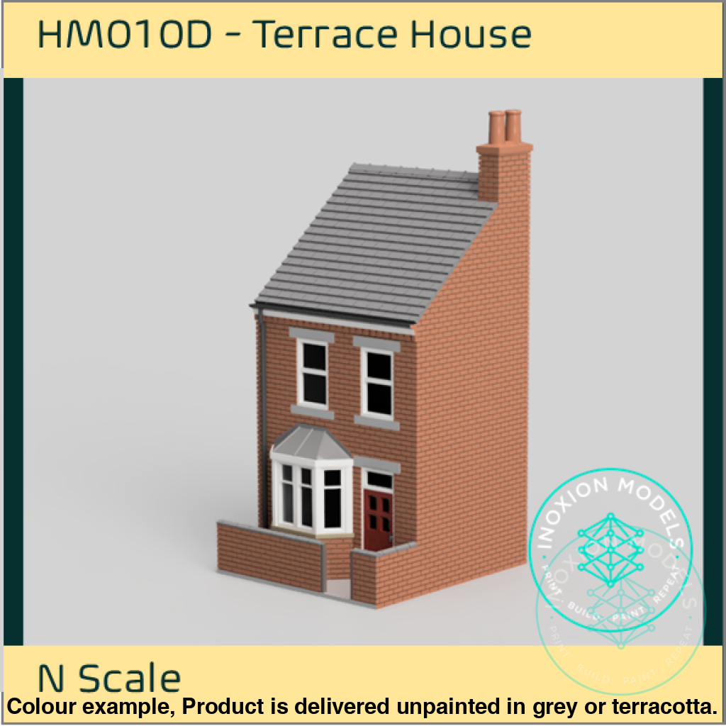 HM010D – Low Relief Terrace House N Scale