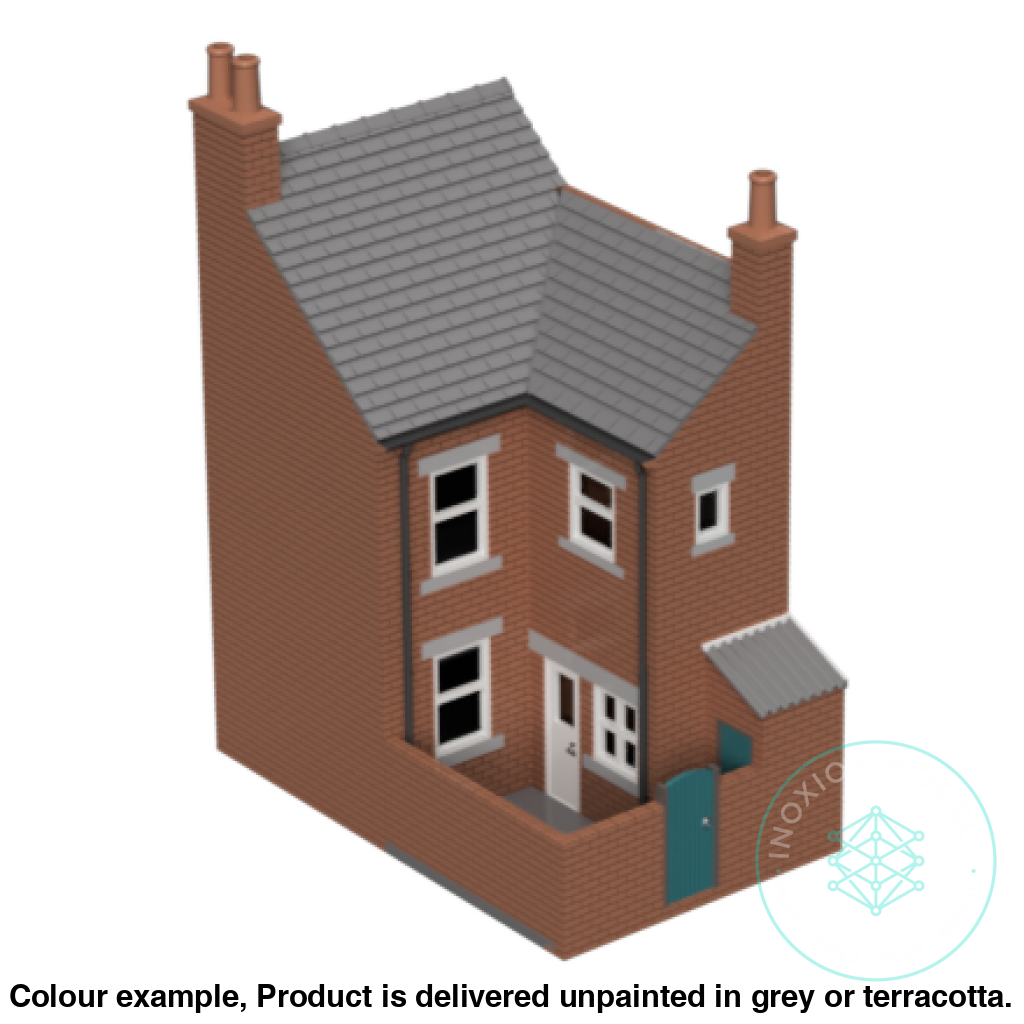 HM010E – Low Relief Terrace House Back N Scale