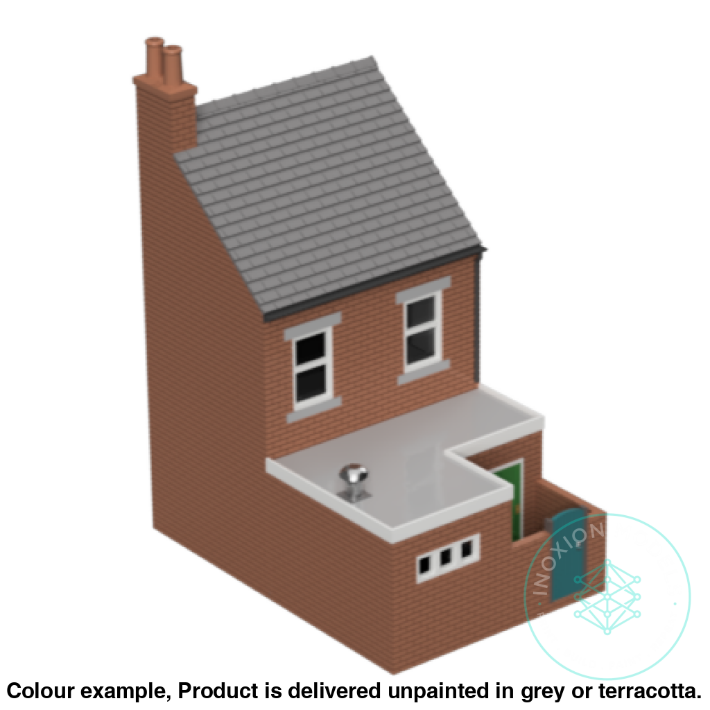 HM102E – Low Relief Terrace Shop N Scale