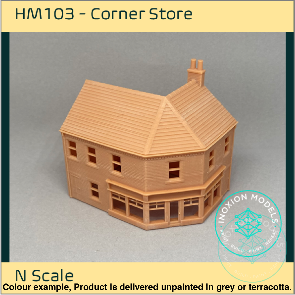 HM103 – Corner Store N Scale