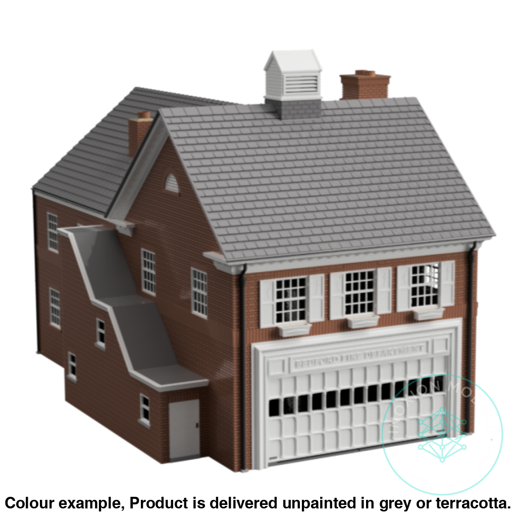 HM304 – Fire Station N Scale