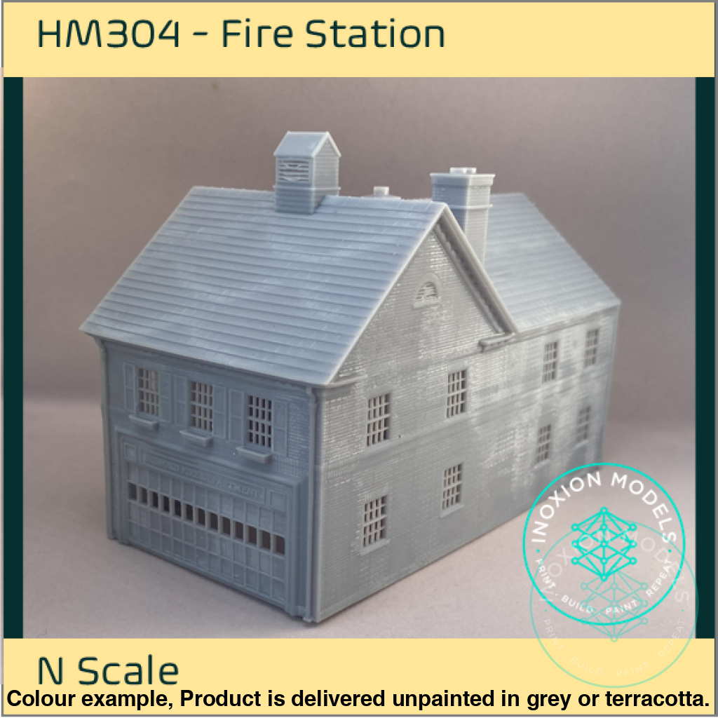 HM304 – Fire Station N Scale